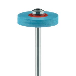 Meisinger Zirconia Pre-Polish Wheel, Blue/Orange, Medium Grit, HP Shank, 17mm Head, 2.5mm Working Length, 1/Pk, DCA06.170 thumbnail 7