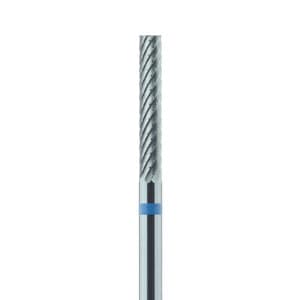 Meisinger Tungsten Carbide Cutter, X-Cut Medium, Tapered Fissure, Round End, HP, 2.3 mm Diameter, 11.5 mm Head Length, Blue Ring, HM 23GX-023 thumbnail 4