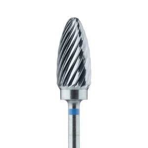 Meisinger HM251-070 Lab Carbide Bur, Round End Taper, Plain Cut, Medium, 7.0 mm, HP, 1/Pkg thumbnail 4
