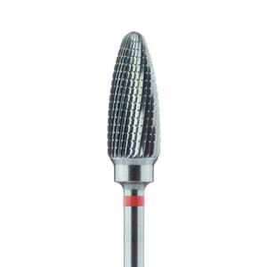 Meisinger HM251FQ-060 HP Lab Carbide Bur, Fine Q-Cut Crosscut, Tapered Round End, 6.0 mm Head, 1/Pkg thumbnail 5