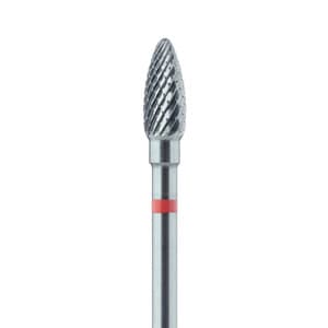 Meisinger HM251FX-040 Lab Carbide Bur, Fine Taper, Round End, X-Cut, HP, 4.0 mm, 1/Pkg thumbnail 5