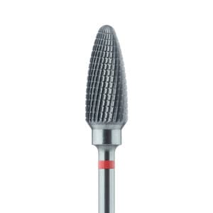 Meisinger Lab Carbide Bur, HM251FX-060, Fine Cross Cut, Tapered Round End, HP, 6.0 mm Head, 1/Pk thumbnail 5