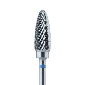 Meisinger HM 251GX-060 Laboratory Carbide Bur, Tapered Fissure, Round End, X-Cut, Medium, 6.0 mm Diameter, HP, 1/Pkg thumbnail 5