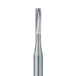 Meisinger Tungsten Carbide Bur #557, HM31 Straight Fissure Cross Cut, FG Extra Long (Surgical), 1.0 mm Diameter, 5/Pkg thumbnail 4