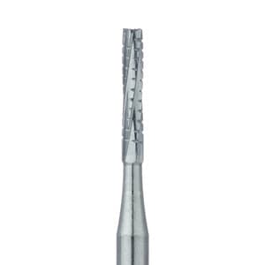 Meisinger Tungsten Carbide Bur HM31L-010, Straight Fissure Cross Cut, FG Extra Long (Surgical) Shank, 1.0 mm Head Diameter, 6.3 mm Head Length, 21 mm Shank Length, #557L, 5/Pkg thumbnail 4