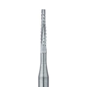 Meisinger FG Surgical Carbide Bur #700L, X-Cut Taper, Flat End, 1.0 mm Head, Extra Long/Surgical Shank, 5/Pack, HM33L-010-SU thumbnail 4