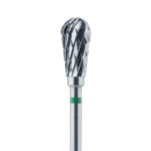 Meisinger HM77HX-060 Lab Carbide Bur, Coarse Pear, X-Cut, HP, 6.0 mm, 1 Each thumbnail 5