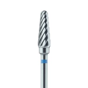 Meisinger HM79-045-HP Carbide Lab Bur, Round End Taper, Plain Cut, Medium, 4.5 mm Diameter, Handpiece, 1 Each thumbnail 5