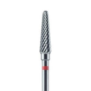 Meisinger Tungsten Carbide Lab Bur, Tapered Round End, Fine Grit, 4.0 mm Diameter, HP Handpiece, HM79FT-040 thumbnail 5