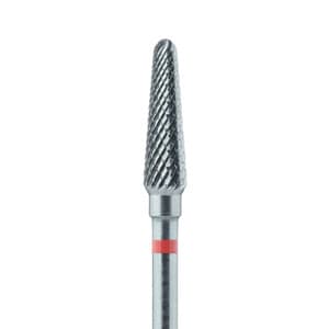 Meisinger HM79FX-040-HP Laboratory Carbide Bur, Fine Round End Taper, Cross-Cut, 4.0 mm, Handpiece, Red Ring, 1/Pk thumbnail 6