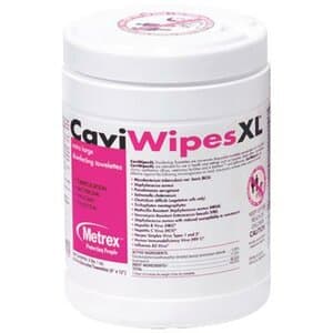 CaviWipesXL™ Surface Disinfectant Towelette Wipes, 9" x 12", 65 Wipes/Canister, 13-1150 thumbnail 3