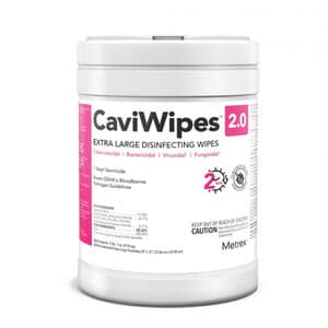 CaviWipes 2.0 XL Surface Disinfecting Wipes, Extra Large 9" x 12", 65 Wipes/Canister, 14-1150 thumbnail 3