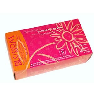 Blossom Latex Exam Gloves, Powder-Free, Textured, Non-Sterile, Small, White, 100/Box, 6226 thumbnail 9