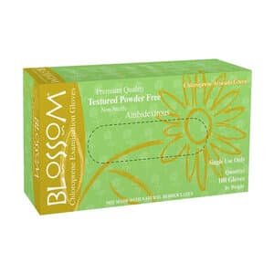 Blossom Avocado Green Chloroprene Powder-Free Exam Gloves, Large, 100/Box thumbnail 10