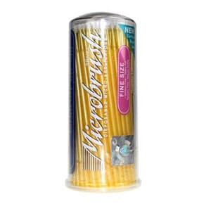 Microbrush® Tube Series Disposable Applicators, Fine (1.5 mm), Yellow, 100/Pkg - Microbrush® Tube Series Disposable Applicators - Fine (1.5 mm), Yellow, 100/Pkg - Image 1