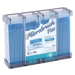 Microbrush Plus Micro-Applicators, Regular, Blue, Refill, 400/Pk - Microbrush Plus Refill Reg Blue (400) - Image 1