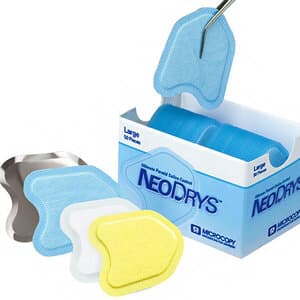 NeoDrys Reflective Saliva Absorbent Cotton Roll Substitute, Large, Blue, 50/Pk, DYRL thumbnail 15