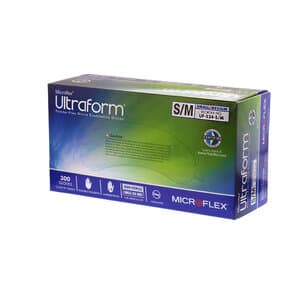 Ultraform Powder-Free Nitrile Exam Gloves, Small/Medium, Cobalt Blue, 300/Box, UF-524-S/M thumbnail 7