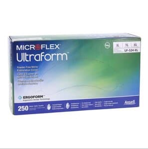 Microflex Ultraform Powder-Free Nitrile Exam Gloves, Cobalt Blue, X-Large, 250/Box, UF-524-XL thumbnail 10
