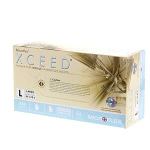 XCEED Nitrile Examination Gloves, Powder-Free, Latex-Free, Blue, Large, 250/Box, XC-310-L thumbnail 15