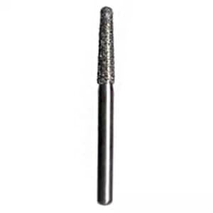 NTI Diamond Bur, Fine, FG (Friction Grip), Round End Taper, #856-021, 2.1 mm Head Diameter, 8.0 mm Head Length, 5/Pk thumbnail 3