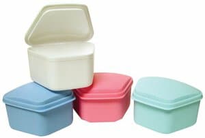 Denture Cups, Assorted Rose/Blue/Creme, 12/Box thumbnail 2