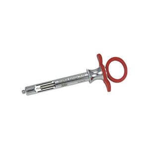 GripRite Aspirating Syringe, Cook-Waite, Petite, Red Silicone Grips, 1 Each, 76-42 thumbnail 3