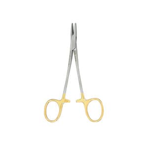 Vantage Mayo-Hegar Needle Holder, Serrated Jaw, 5" (121mm), Stainless Steel, Each, V98-42 thumbnail 4
