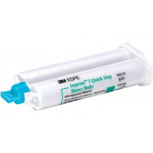 3M Imprint 3 Quick Step Heavy Body VPS Impression Material Refill, 50 mL Cartridges, 4/Pk with Mixing Tips, 10971 thumbnail 6