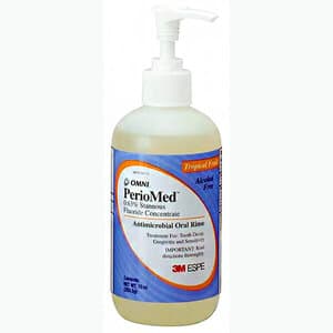 PerioMed 0.63% Stannous Fluoride Oral Rinse Concentrate, Tropical Fruit, Alcohol-Free, 10 oz Bottle with Pump, 12105F thumbnail 7