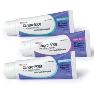 Clinpro 5000 1.1% Sodium Fluoride Anticavity Toothpaste, Spearmint, 4 oz Tube, 12115SM thumbnail 6