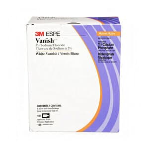 3M Vanish 5% Sodium Fluoride White Varnish with TCP, Melon Flavor, 0.5 mL Unit Dose, 100/Box, 12150L thumbnail 12