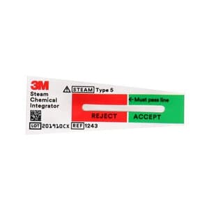 3M Comply SteriGage Steam Chemical Integrator, Class 5, 2" x 0.75", 100/Pk, 1243B thumbnail 11