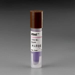 3M Attest Biological Indicator 1262P, Steam Sterilization, 48-Hour Readout, Brown Cap, 25/Box thumbnail 17