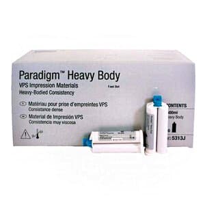 Paradigm VPS Impression Material, Heavy Body, Fast Set, Jumbo Refill, 50 ml Cartridges, 30/Pk, 5513J thumbnail 7