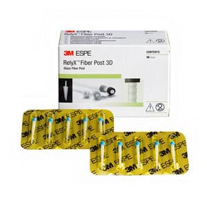 3M RelyX Fiber Post 3D Glass Fiber Post Refill, Size 3 (1.9mm), Blue, 10/Pk, 56951 thumbnail 11