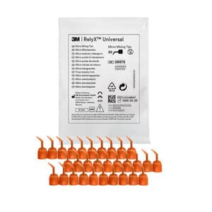 3M RelyX Universal Resin Cement Micro Mixing Tips, Orange, 30/Pk, 56975 thumbnail 14