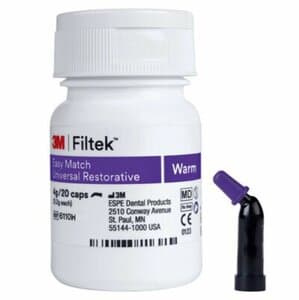 3M (Solventum) Filtek Easy Match Universal Restorative, Warm Shade, 0.2g Capsules, 20/Pk, 6110W thumbnail 7