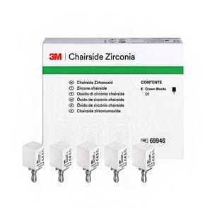 Solventum (3M) Chairside Zirconia Crown Block for CEREC, Shade C1, 20 mm, Refill, 5/Pk, 69946 thumbnail 12