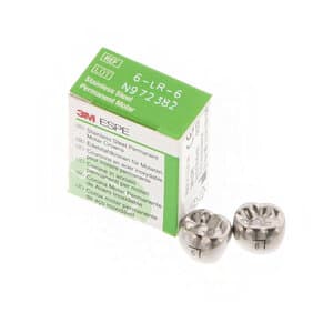 3M ESPE Stainless Steel Permanent Molar Crown, Size 6LR6, Lower Right First Permanent Molar, 5/Box, 6-LR-6 thumbnail 16