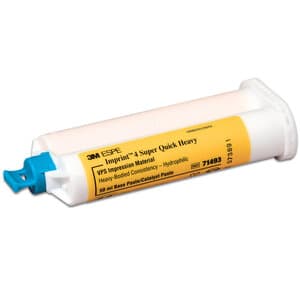 3M Imprint 4 VPS Impression Material, Super Quick Heavy Body, Garant Cartridge Refill, 50 ml, Yellow, 4/Pk, 71493 thumbnail 11