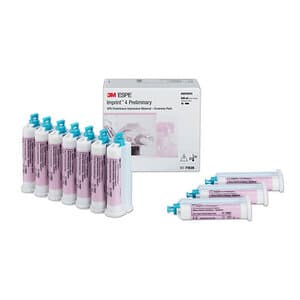3M Imprint 4 Preliminary VPS Impression Material, Regular Set, Pink, Mint, 50 mL Cartridges, Economy Pack 10/Box, 71539 thumbnail 7