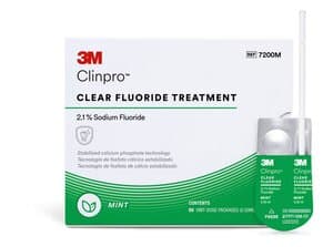 Solventum (3M) Clinpro Clear Fluoride Treatment, 2.1% Sodium Fluoride, Mint Flavor, 0.5 mL Unit Dose, 50/Pk, 7200M thumbnail 7
