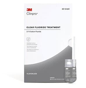 3M Clinpro Clear Fluoride Treatment, Flavorless, 2.1% Sodium Fluoride, 0.5 mL Unit Dose, 100/Pk, 7210FF thumbnail 7