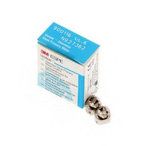 3M Unitek Stainless Steel Primary Molar Crown, Upper Left First Molar, Size 6, 5/Box, 900116 thumbnail 12
