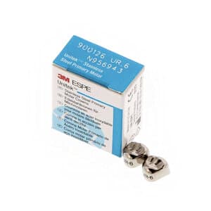 3M Unitek Stainless Steel Primary Molar Crown, Upper Right First Molar, Size 6, 5/Box, 900126 thumbnail 11