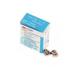 3M Unitek Stainless Steel Primary Molar Crown, Lower Left First Molar, Size 4 (1LL4), 5/Box, 900134 thumbnail 11