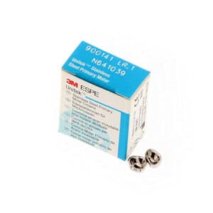 3M Unitek Stainless Steel Primary Molar Crown, Lower Right First Primary Molar, Size 1 (LR1), 5/Box, 900141 thumbnail 11