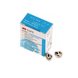 3M Unitek Stainless Steel Primary Molar Crown, First Primary Molar, Lower Right, Size 4 (LR4), 5/Pk, 900144 thumbnail 12