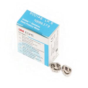 3M Unitek Stainless Steel Primary Molar Crown, First Primary Molar, Lower Right, Size 6 (LR6), 5/Pk, 900146 thumbnail 12